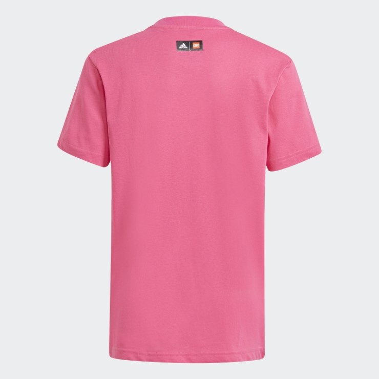 Camiseta Gráfica Adidas X Lego En Magenta Real Caliente