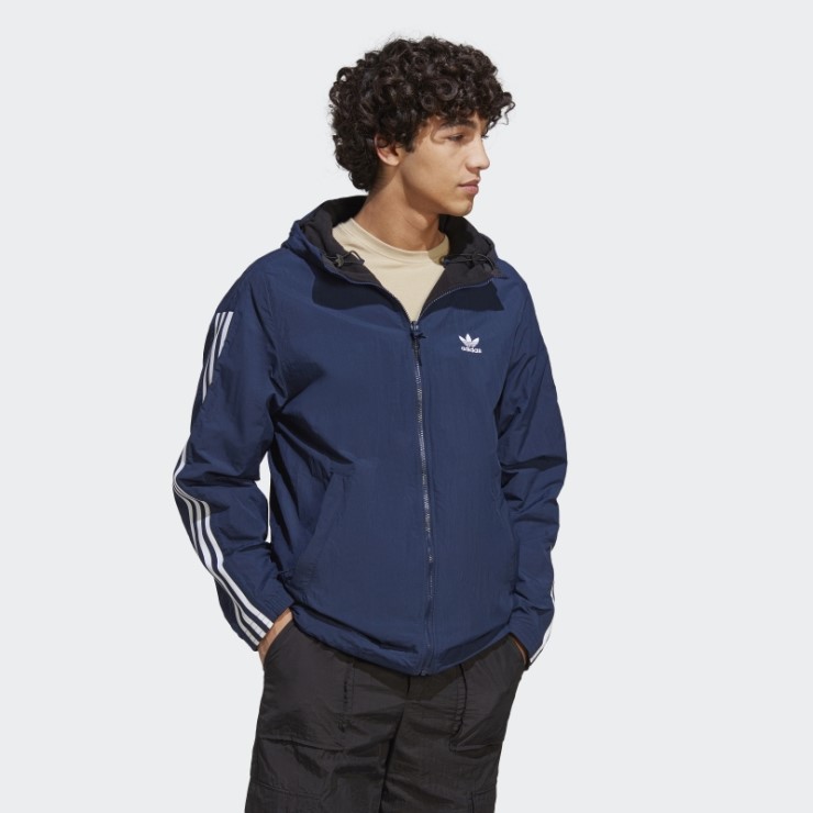 Chamarra Polar Reversible Adidas índigo Noche