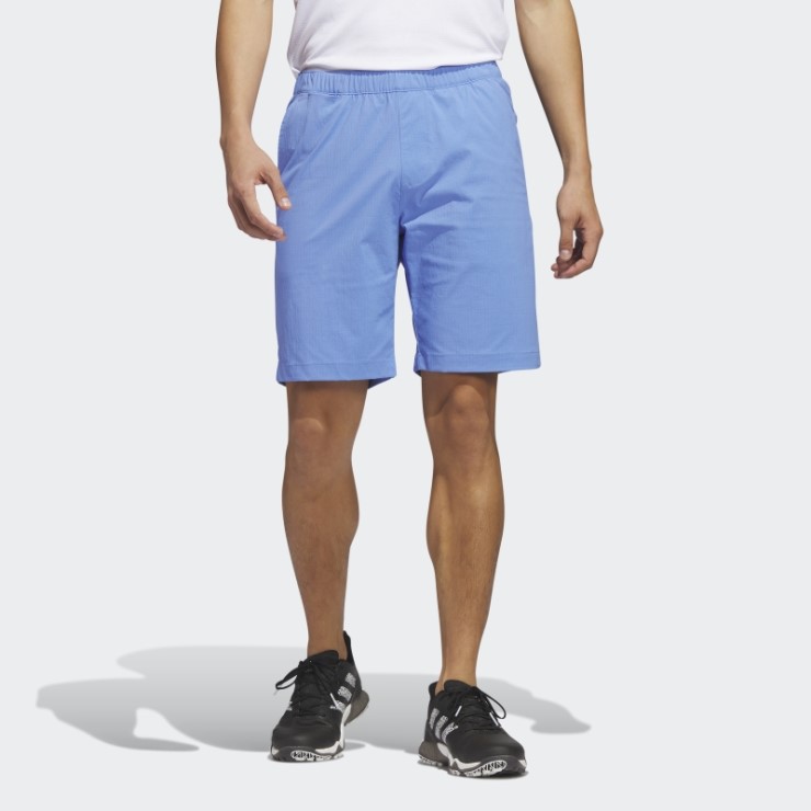 Shorts De Golf Azules Adidas Ripstop Nueve Pulgadas
