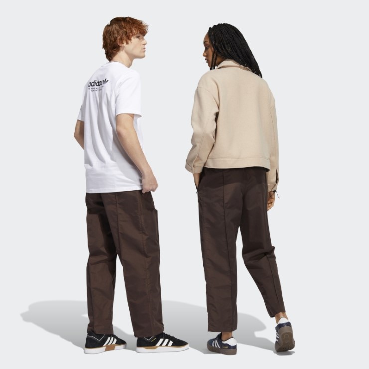 Pantalones Pintuck (género Neutral) Adidas Marrón