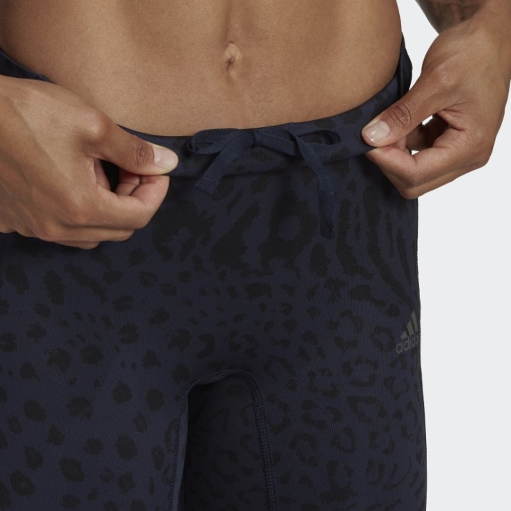 Adidas Ink Fastimpact Running Leopardo 7/8 Leggins