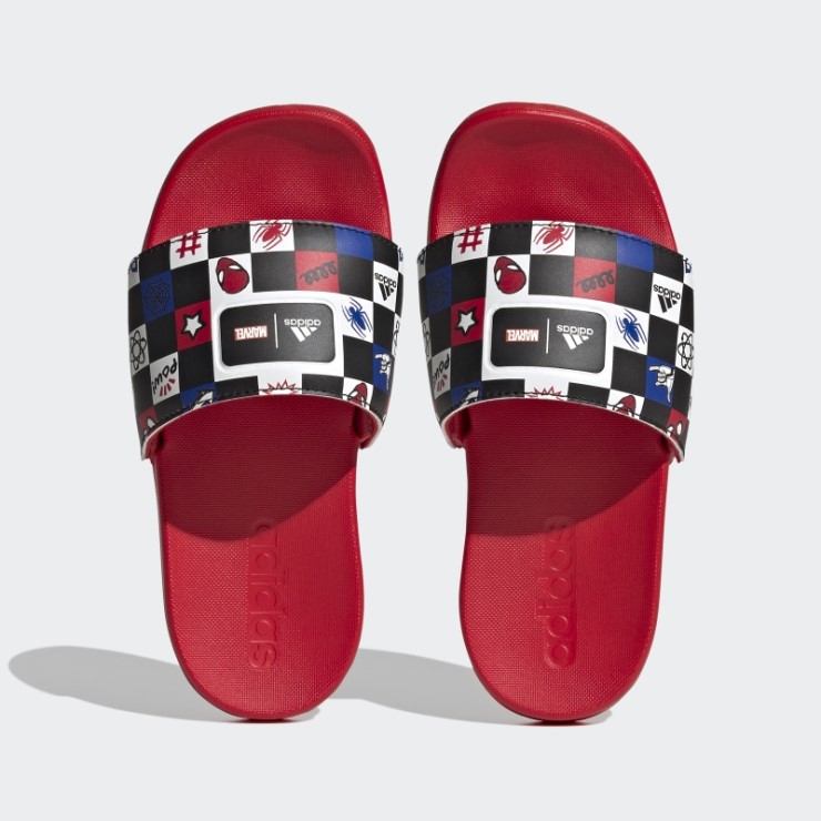 Chanclas Adidas X Disney Adilette Comfort Spider-man Negro