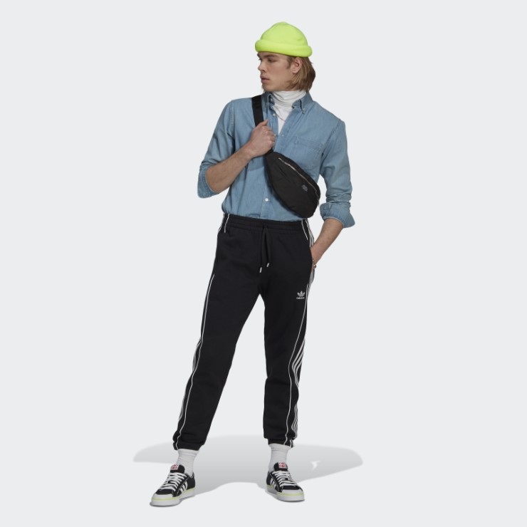 Pantalones De Chándal Adidas Rekive Negro Caliente