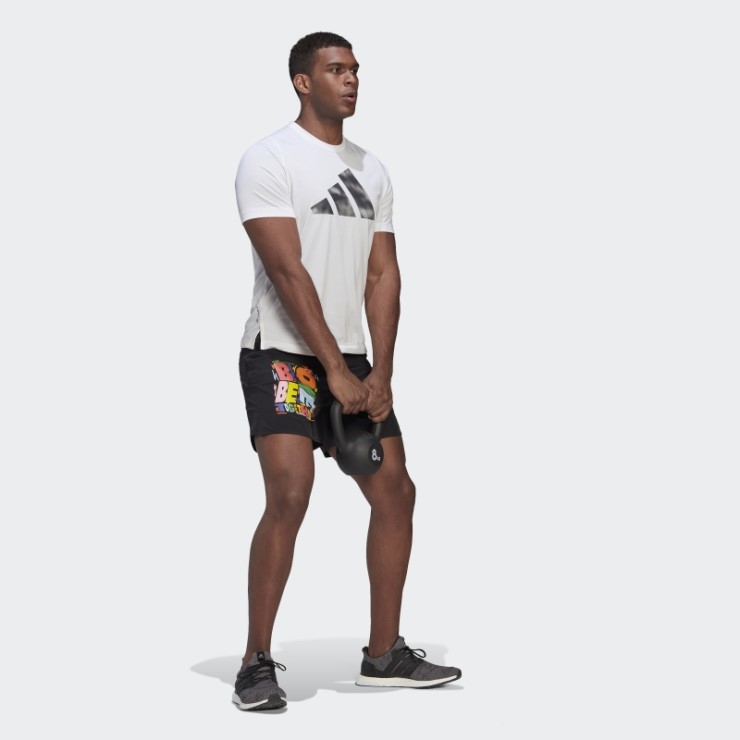 Negro Adidas Kris Andrew Shorts De Entrenamiento Pequeños