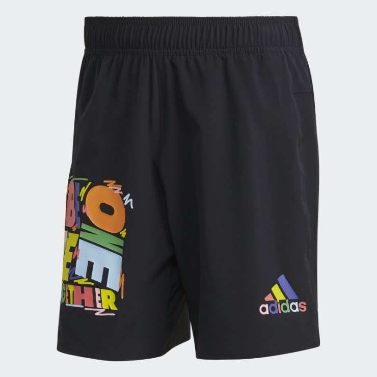 Negro Adidas Kris Andrew Shorts De Entrenamiento Pequeños