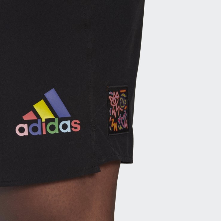 Negro Adidas Kris Andrew Shorts De Entrenamiento Pequeños