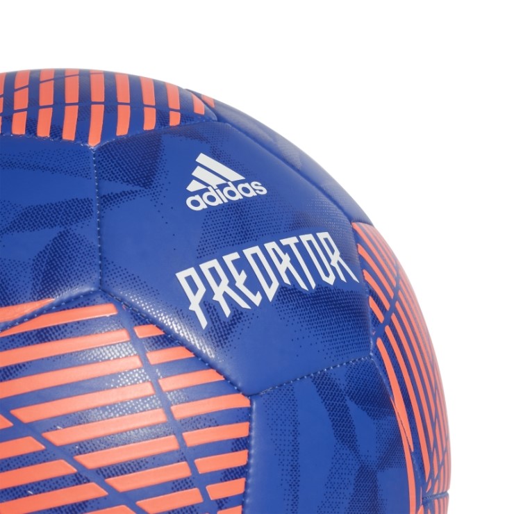 Balón De Fútbol De Entrenamiento Adidas Predator Azul De Alta Resolución