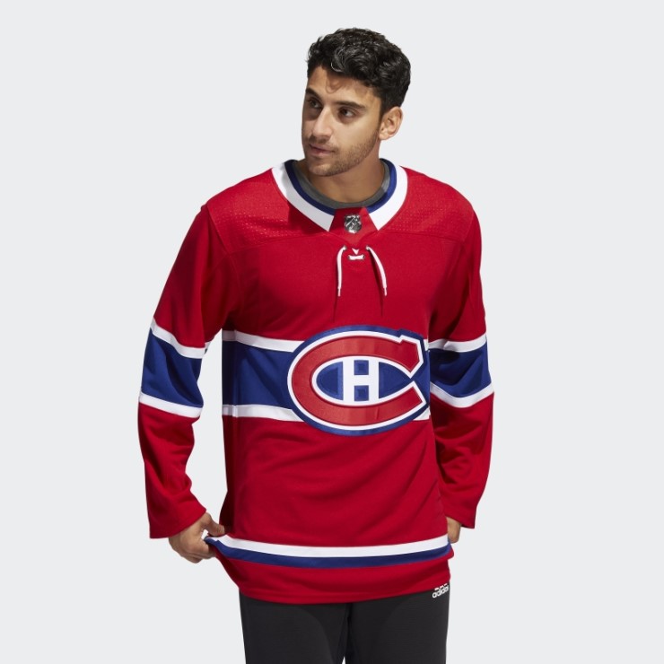Canadiens Rojo Canadiens Casa Autentica Camiseta Adidas