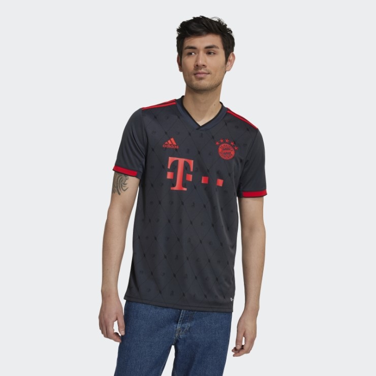 Camiseta Fc Bayern 22/23 Tercera Equipación Gris Noche Adidas
