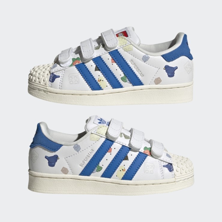 Zapatillas Adidas Superstar X Lego Blancas
