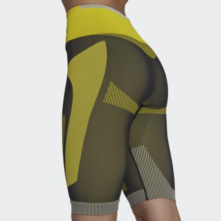 Adidas By Stella Mccartney Truestrength Leggings Cortos Sin Costuras Caliente Negro