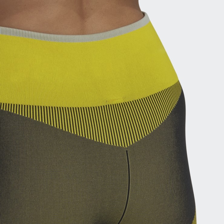 Adidas By Stella Mccartney Truestrength Leggings Cortos Sin Costuras Caliente Negro