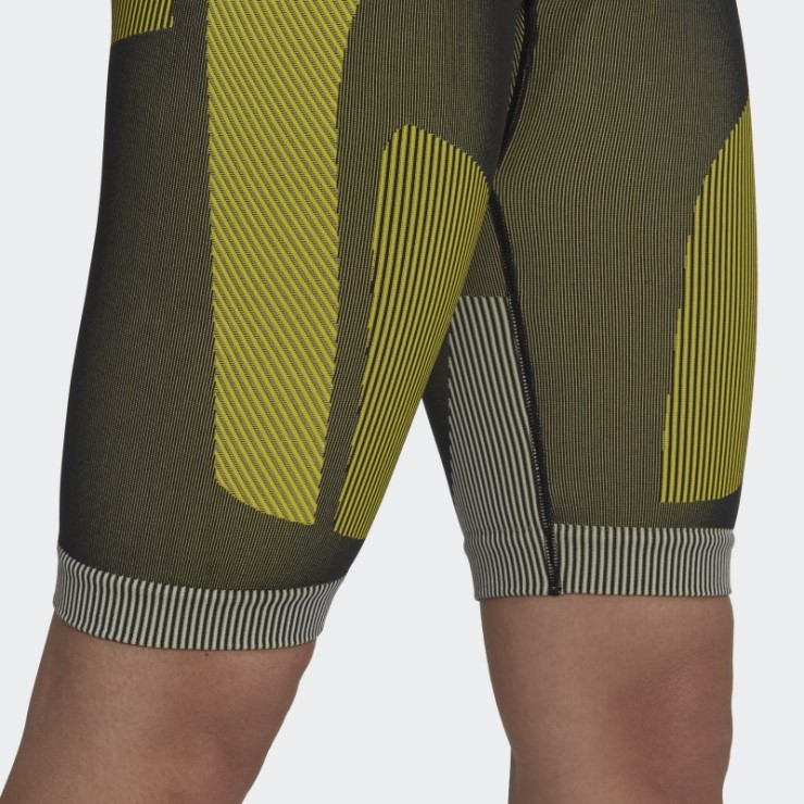 Adidas By Stella Mccartney Truestrength Leggings Cortos Sin Costuras Caliente Negro