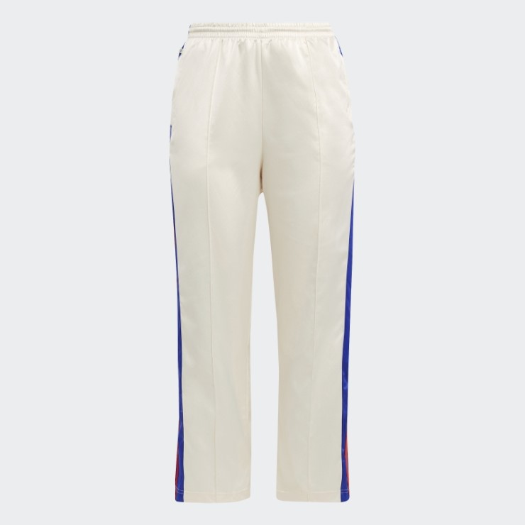 Pantalones Adidas Adibreak De Satén Blanco (tallas Grandes)