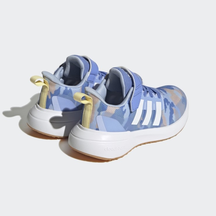 Azul Fortarun 2.0 Cloudfoam Elastic Lace Top Strap Zapatos Adidas