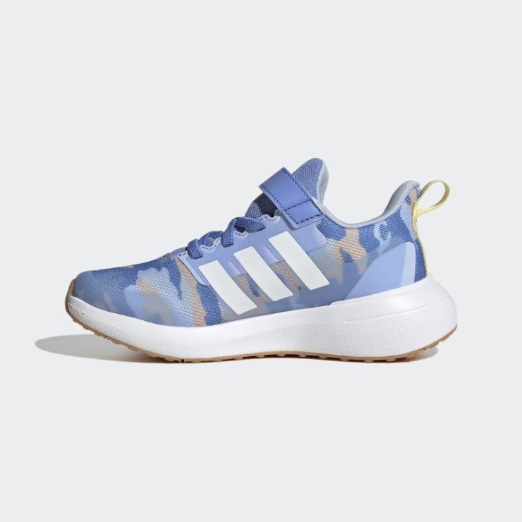Azul Fortarun 2.0 Cloudfoam Elastic Lace Top Strap Zapatos Adidas