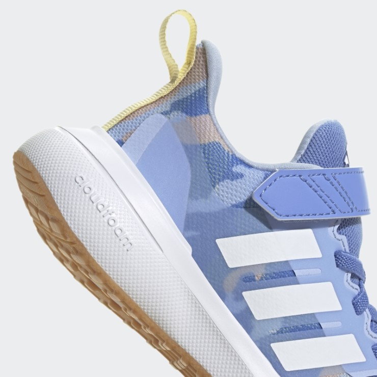 Azul Fortarun 2.0 Cloudfoam Elastic Lace Top Strap Zapatos Adidas
