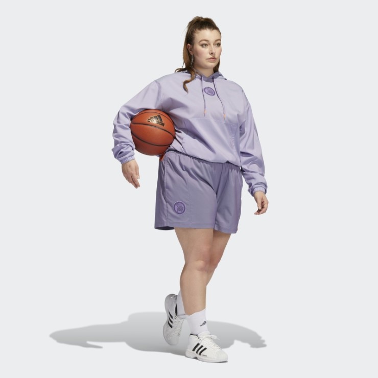 Hoop York City Pinned Shorts (talla Grande) Tech Purple Adidas