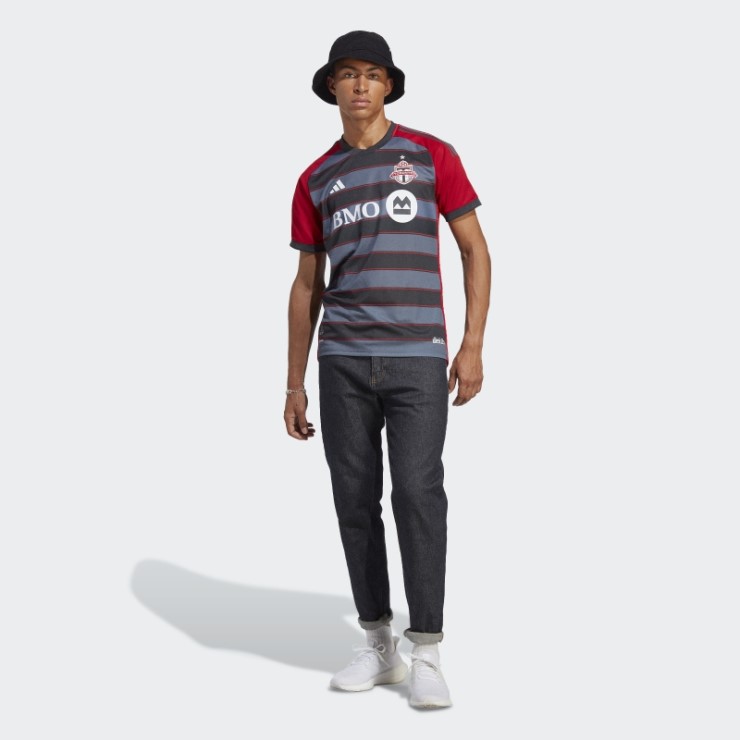 Camiseta Toronto Fc 23/24 Primera Equipación Autentica Gris Solido Adidas