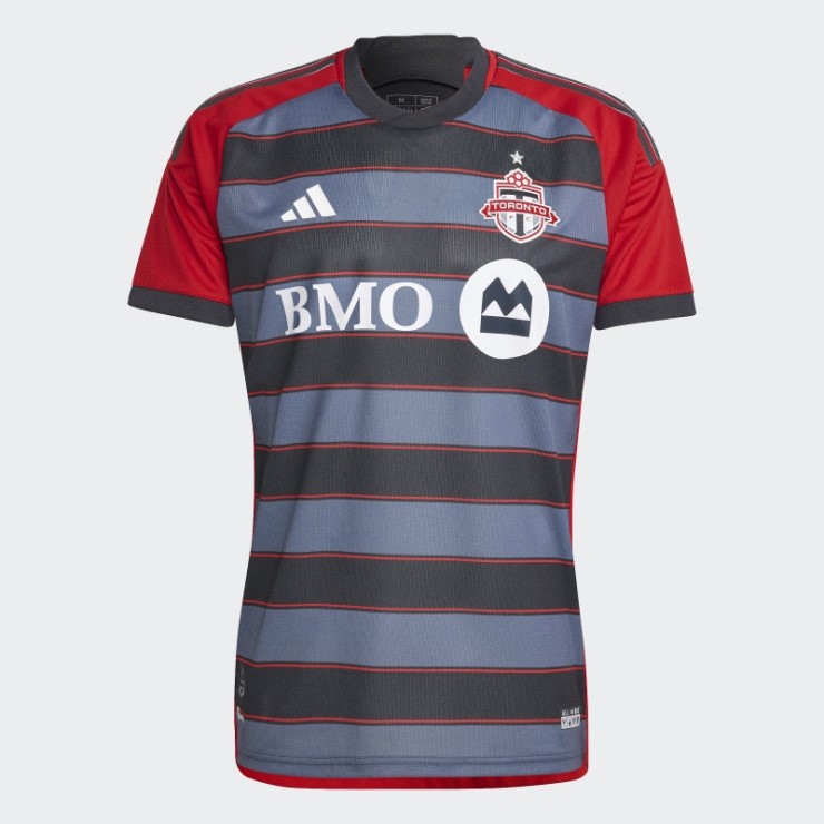 Camiseta Toronto Fc 23/24 Primera Equipación Autentica Gris Solido Adidas