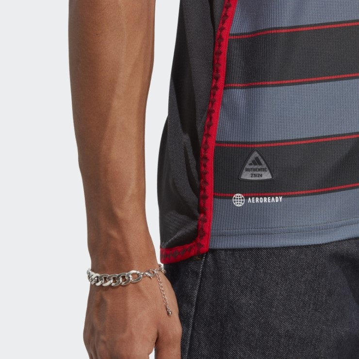 Camiseta Toronto Fc 23/24 Primera Equipación Autentica Gris Solido Adidas