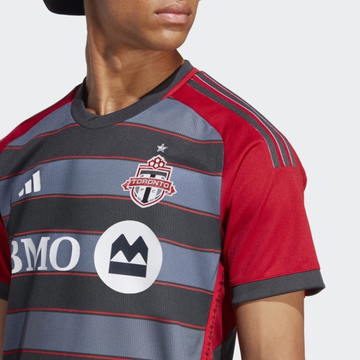 Camiseta Toronto Fc 23/24 Primera Equipación Autentica Gris Solido Adidas
