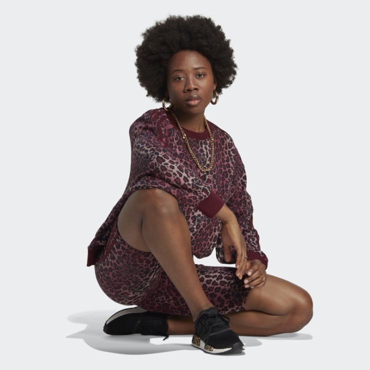 Sudadera Granate Adidas Crew