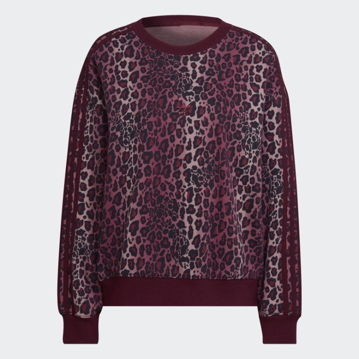 Sudadera Granate Adidas Crew