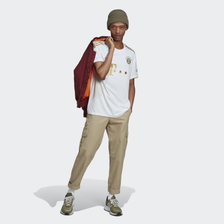 Adidas Camiseta Fc Bayern 21/22 Segunda Equipación Blanco