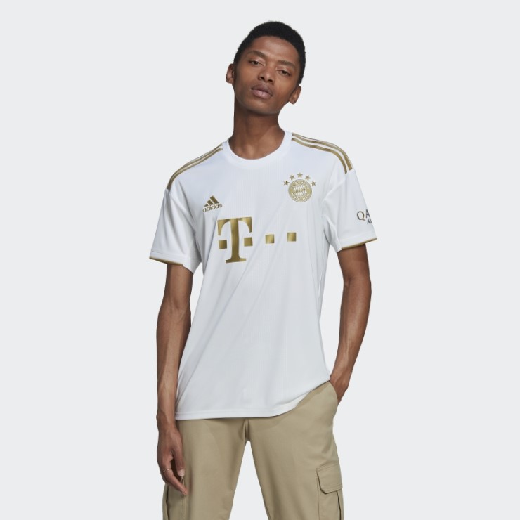Camiseta Fc Bayern 21/22 Primera Equipación Adidas Blanco