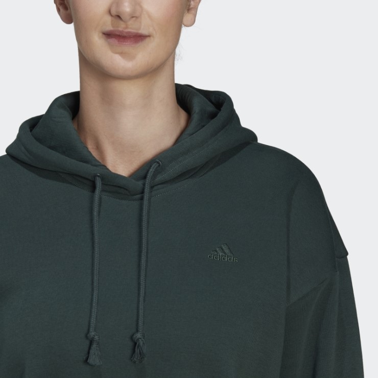 Sudadera Con Capucha Larga Adidas Verde All Szn Fleece