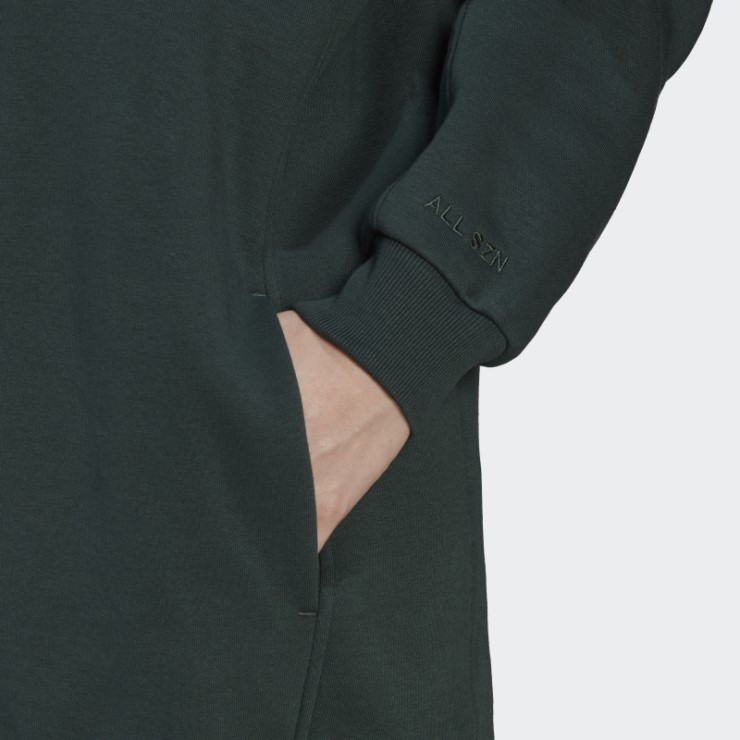 Sudadera Con Capucha Larga Adidas Verde All Szn Fleece