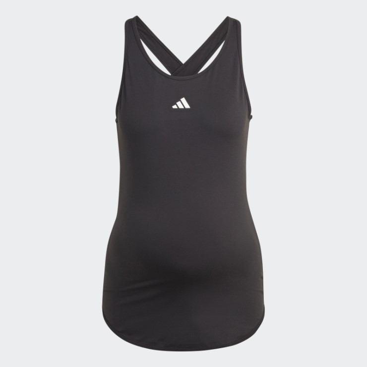 Camiseta Negra Aeroready Train Essentials Slim-fit (maternidad) Adidas