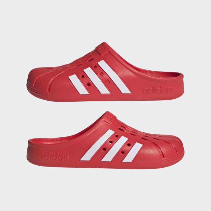 Zuecos Adidas Adilette Rojos