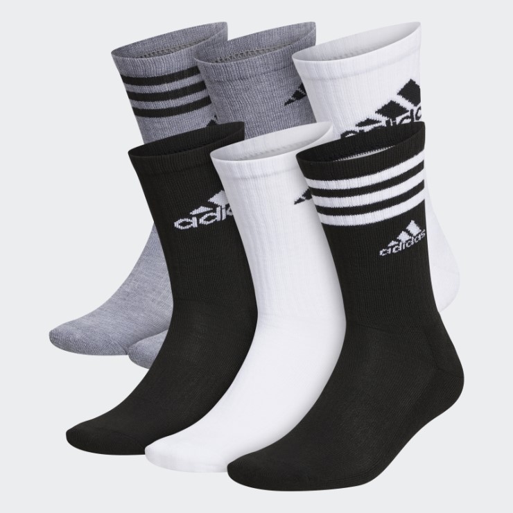 Calcetines Acolchados Mixtos 6 Pares Adidas Blanco Fashion