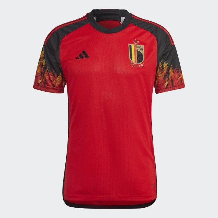 Adidas Belgium 22 Camiseta Negra Primera Equipación