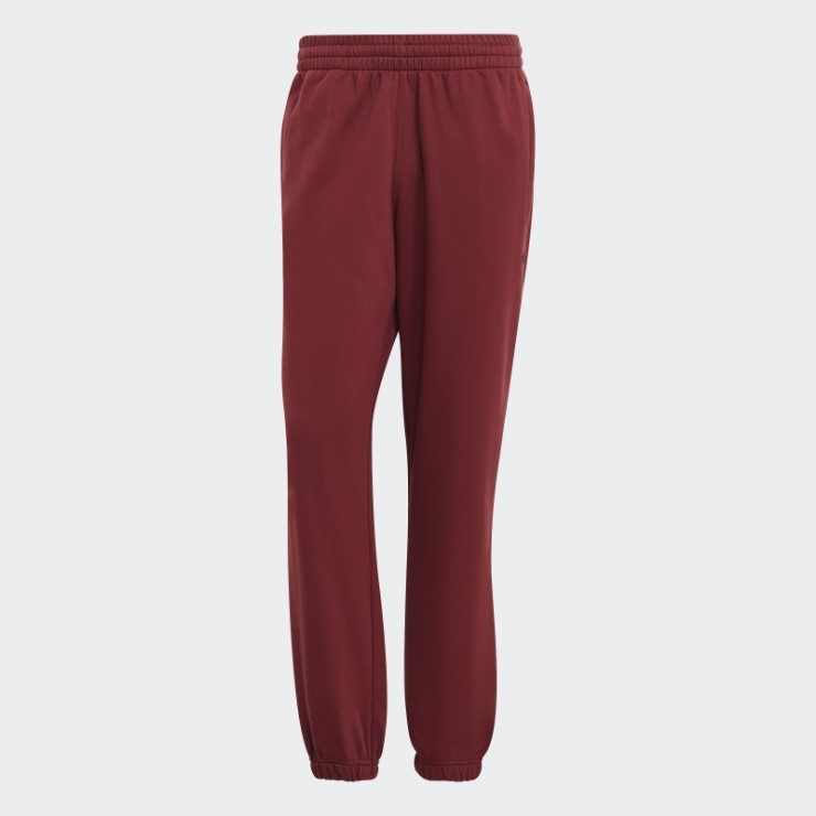 Joggers De Felpa Francesa Adidas Adicolor Contempo Rojos