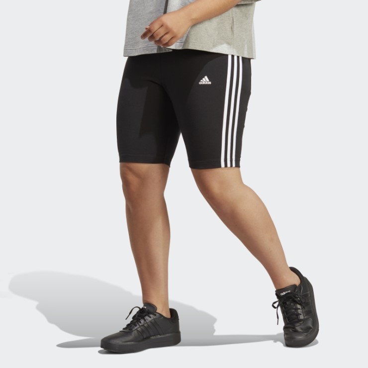 Adidas Essentials 3-stripes Bike Shorts (talla Grande) Blanco