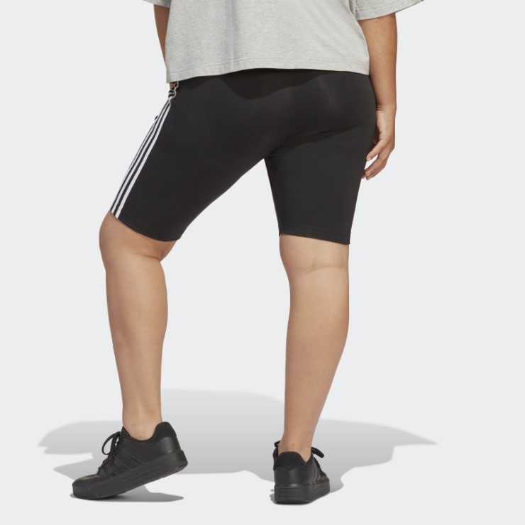 Adidas Essentials 3-stripes Bike Shorts (talla Grande) Blanco