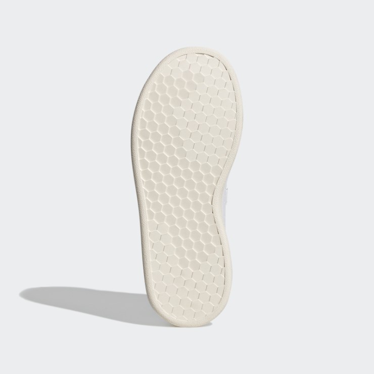 Blanco Adidas Advantage Court Lifestyle Zapatos Con Velcro