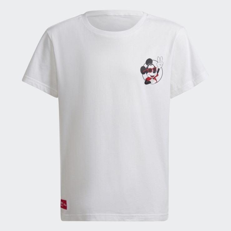 Camiseta Adidas Blanca Disney Mickey Y Amigos Moda