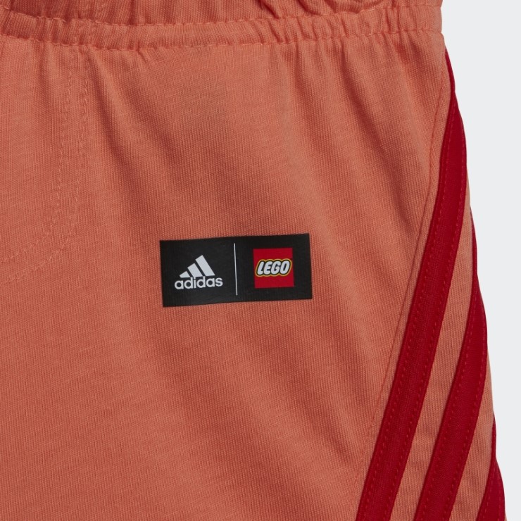 Conjunto De Camiseta Y Pantalón Adidas X Classic Lego Aqua A La Moda