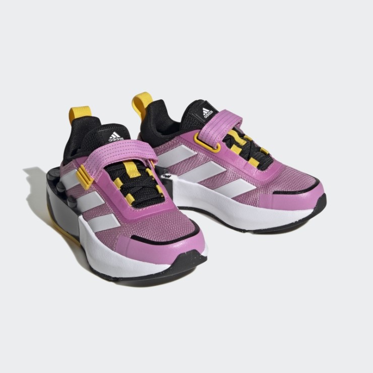 Zapatillas Adidas X Lego Tech Rnr Con Cordones Elásticos Orquídea