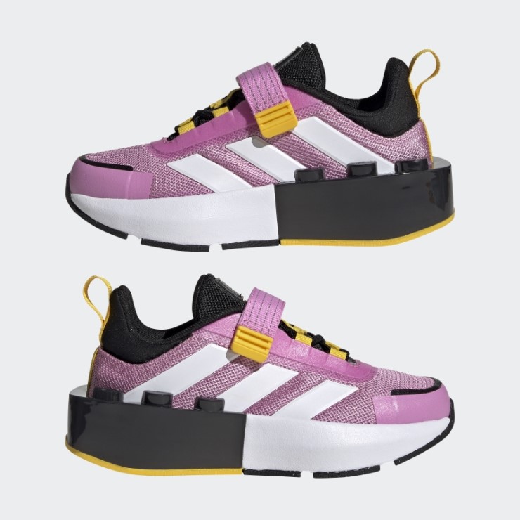 Zapatillas Adidas X Lego Tech Rnr Con Cordones Elásticos Orquídea