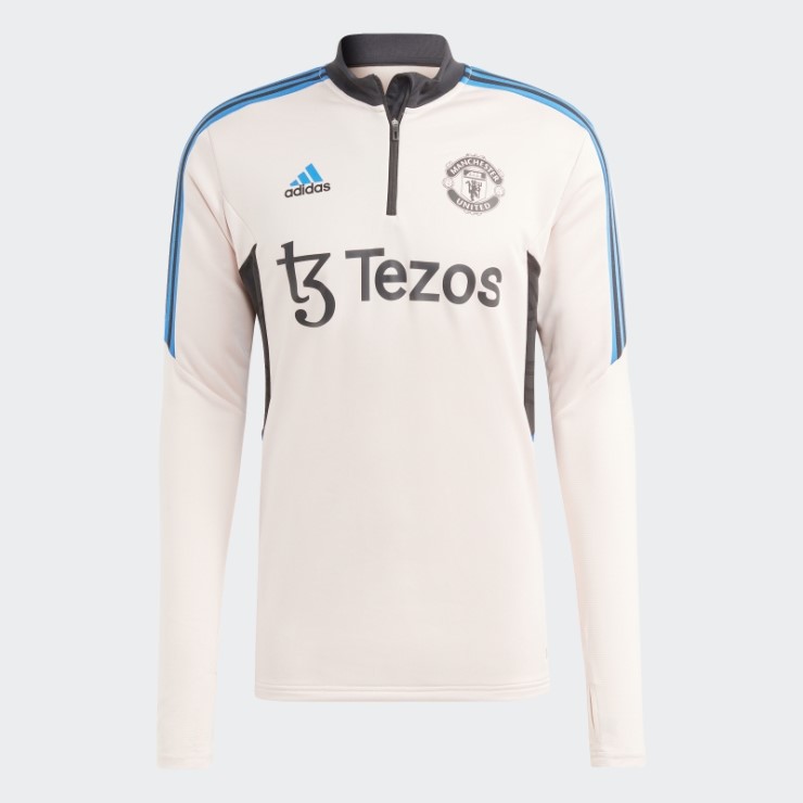 Camiseta De Entrenamiento Condivo 22 Del Manchester United Rosa Hielo Adidas
