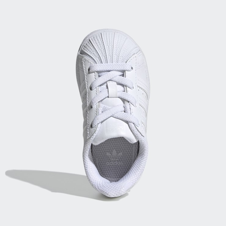 Zapatos Superstar Con Estilo Adidas Blanco