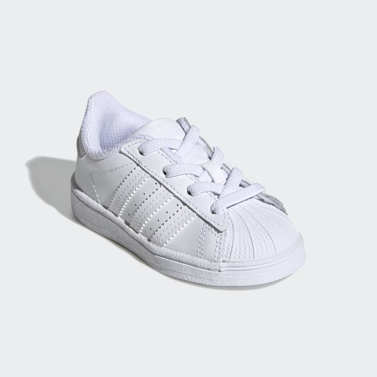 Zapatos Superstar Con Estilo Adidas Blanco