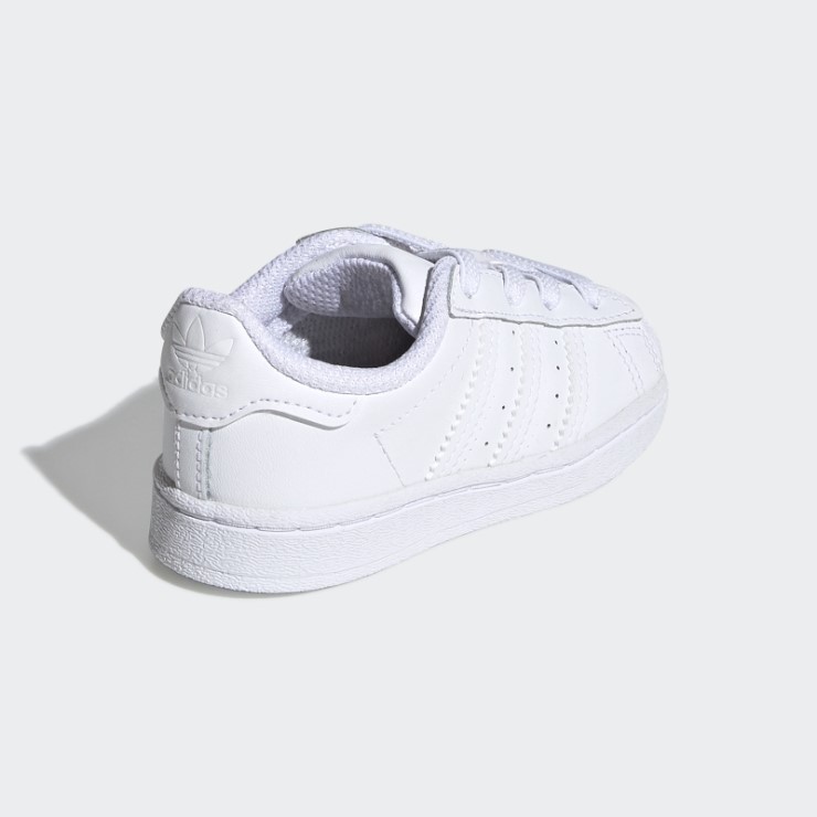 Zapatos Superstar Con Estilo Adidas Blanco