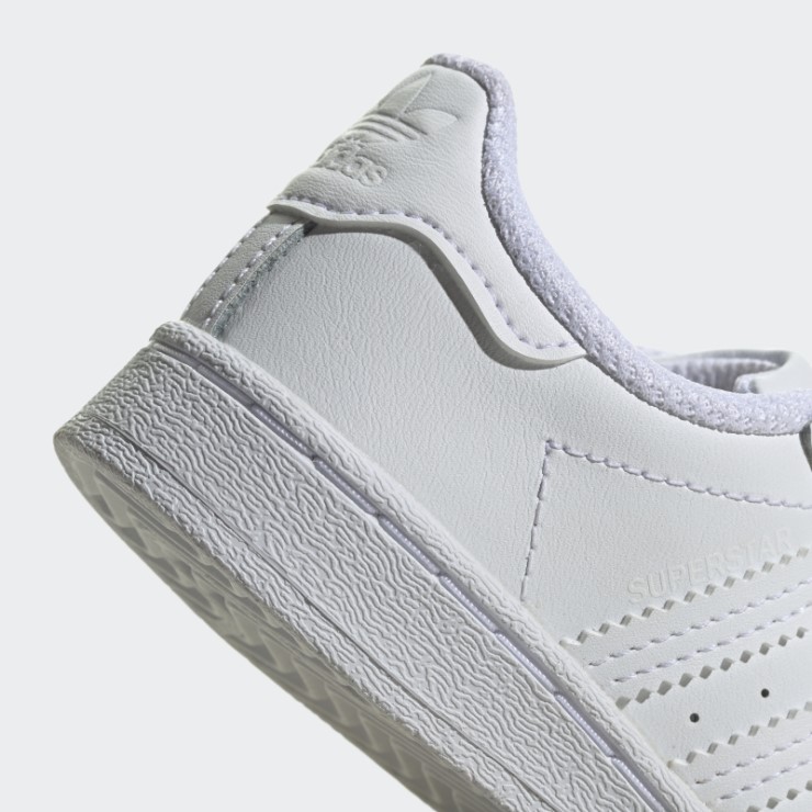 Zapatos Superstar Con Estilo Adidas Blanco