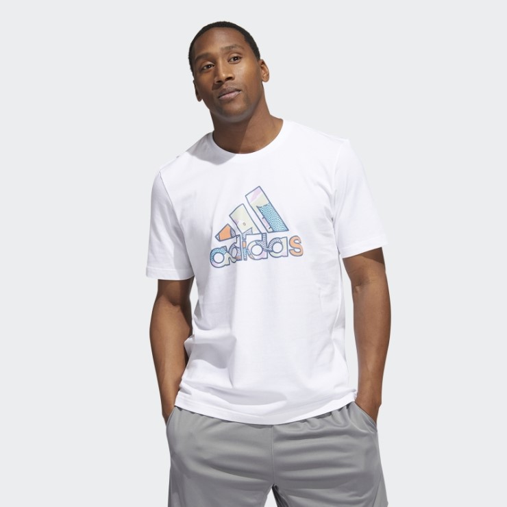 Camiseta Blanca Adidas Botg Badge Of Sport Graphic